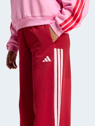 ADIDAS SPORTSWEAR Loose fit Workout Pants 'Her' in Red
