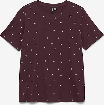 T-shirt 'VMPAULINA' VERO MODA en rouge : devant