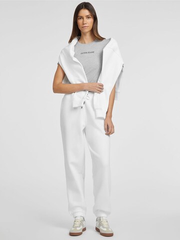 GUESS JEANS Tapered Pants in White