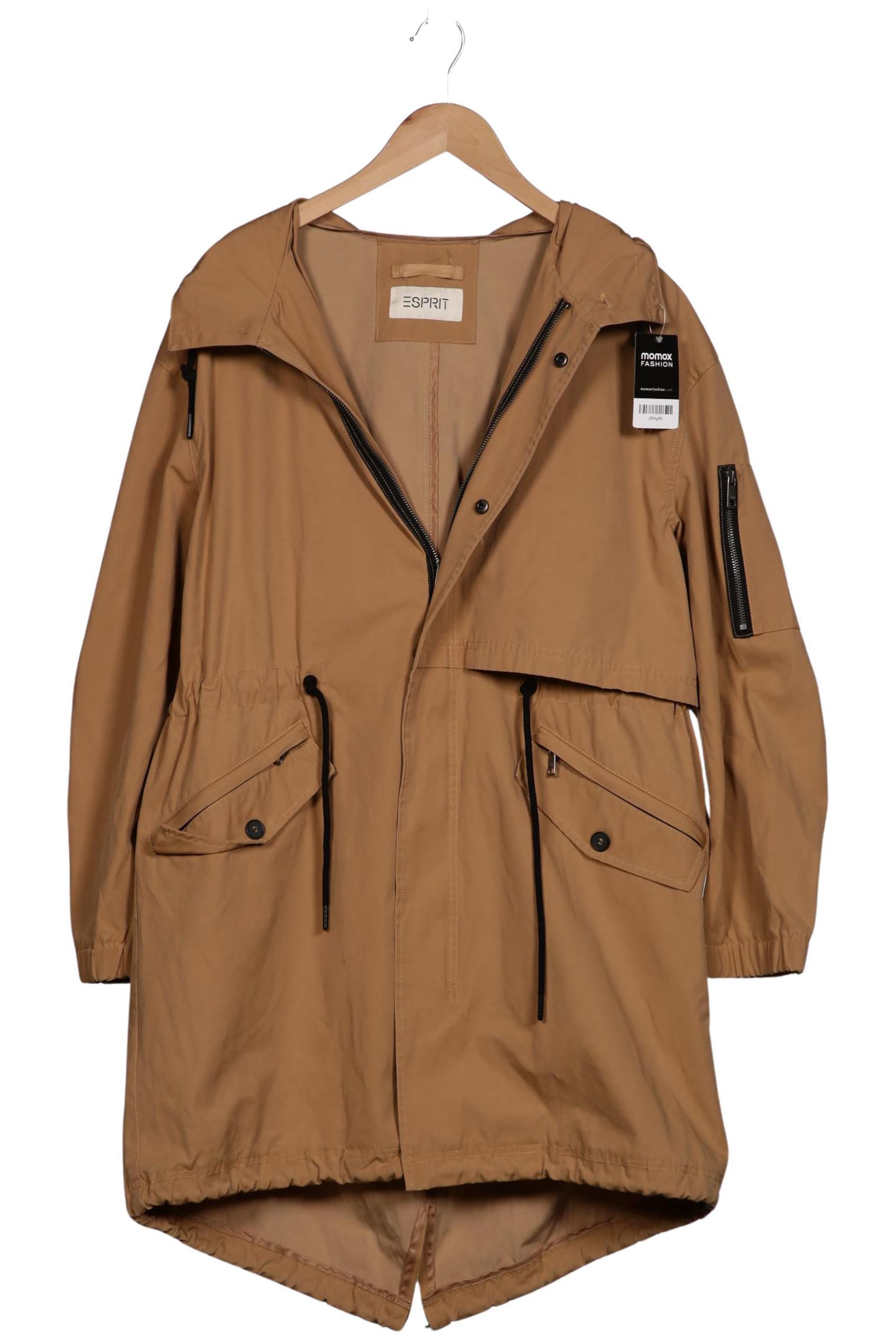 ESPRIT Jacket & Coat in M in Beige: front
