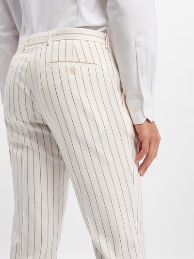 Finshley & Harding London Pleated Pants in Ecru, Item view