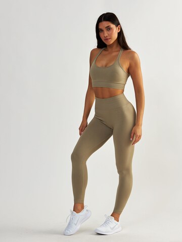 BeShaped Bustier Sport-BH 'Gym Queen' in Grün