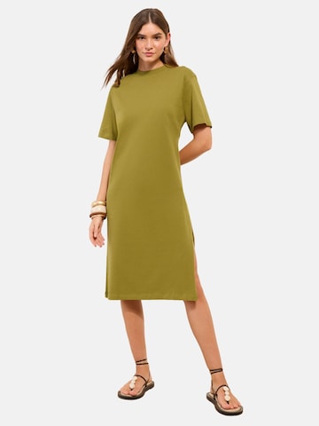 Friends Like These Dress in Green: front