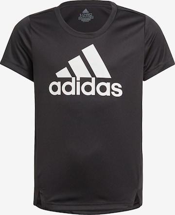 Tricou funcțional 'Designed To Move' de la ADIDAS SPORTSWEAR pe negru: față