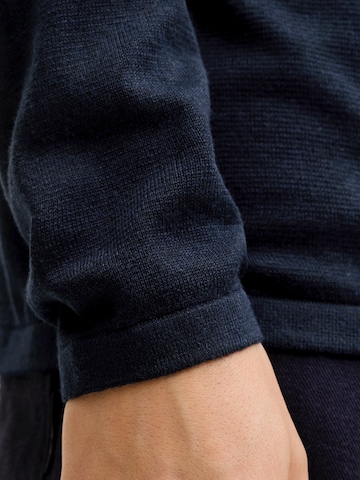 JACK & JONES Cardigan 'JJCOLE' i blå