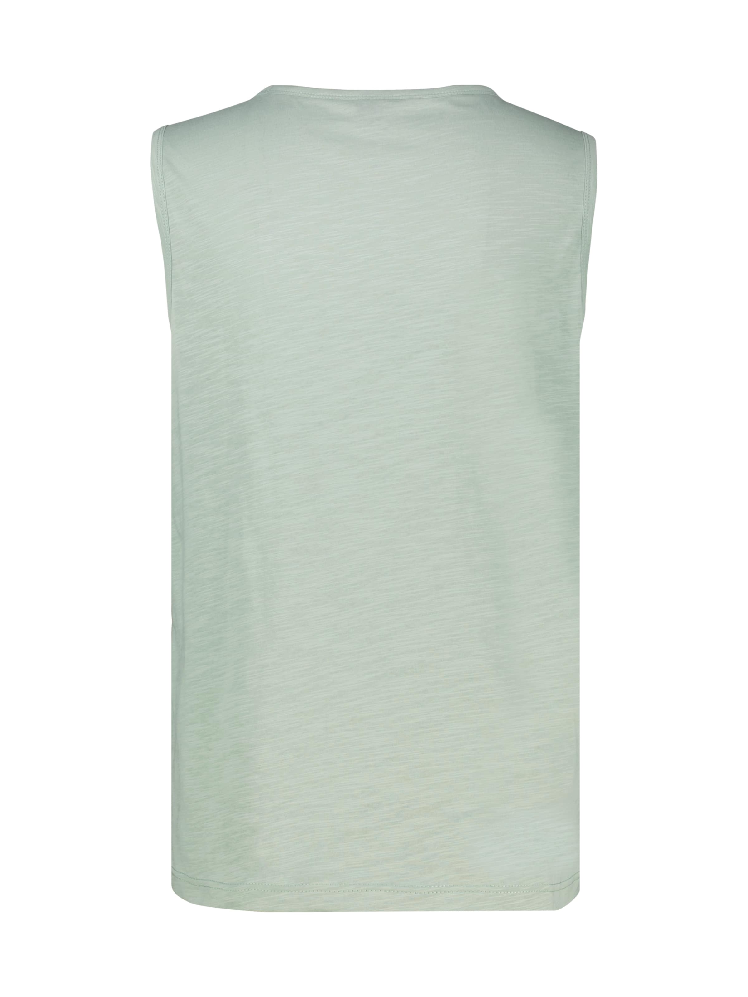 LERROS Luftiges Tanktop aus Baumwolle mit trendigem Slogan-Print in Grün