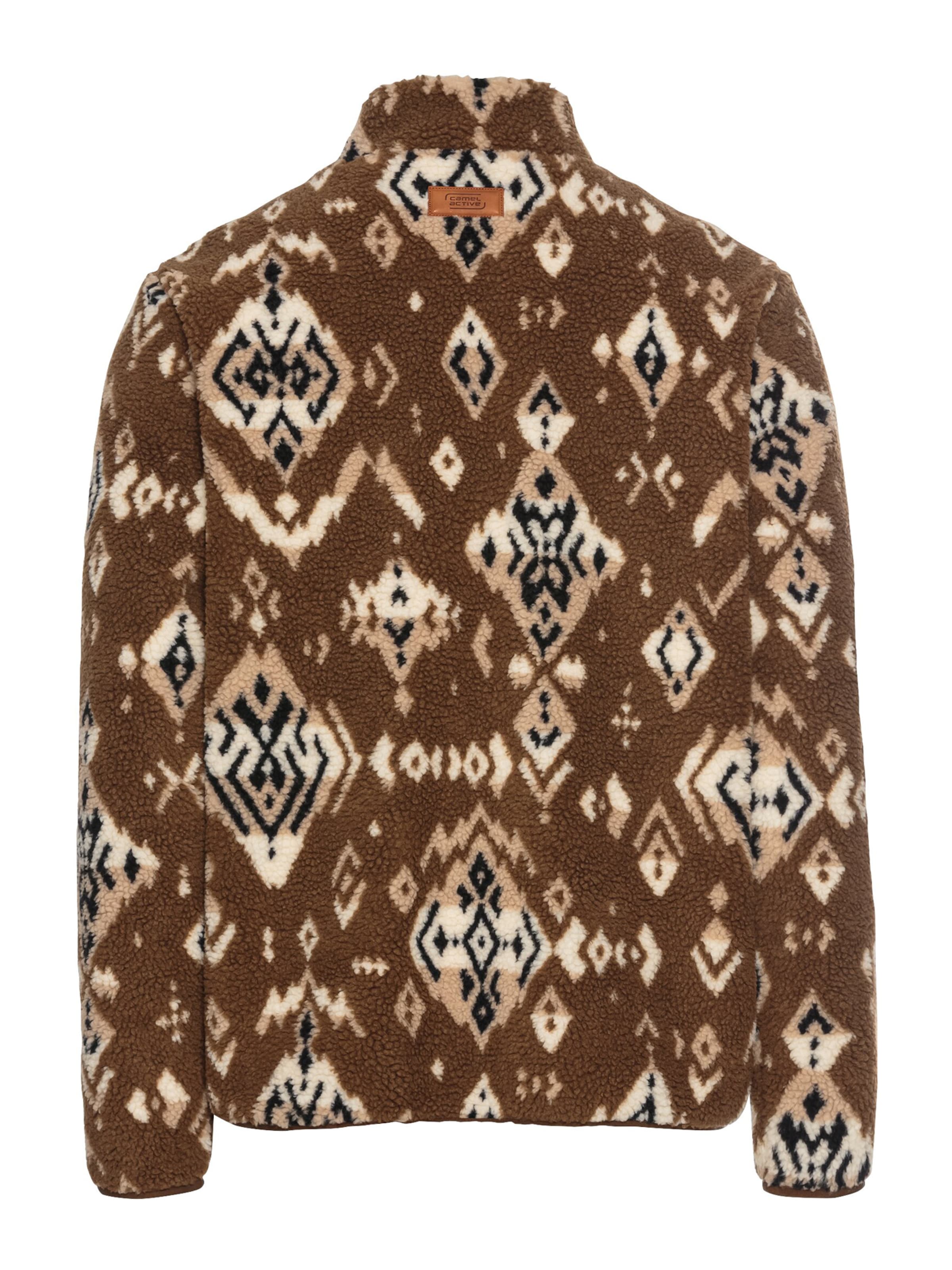 CAMEL ACTIVE Fleece Jacket in Brown