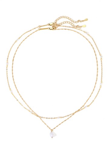 Hey Happiness Kette 'Perlen Duo' in Gold