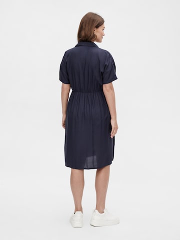 MAMALICIOUS Платье-рубашка 'Mercy Lia' в Синий
