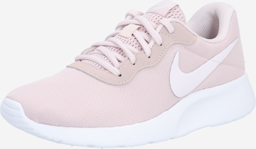 Baskets basses 'Nike Tanjun' Nike Sportswear en rose : devant