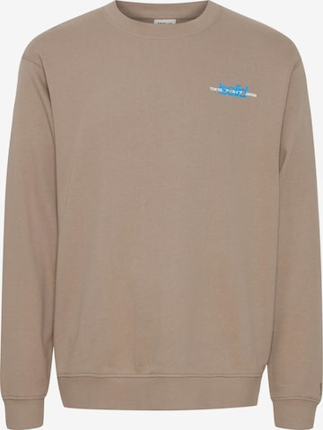 !Solid Sweatshirt in Beige: front