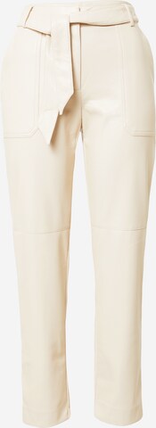 COMMA Regular Broek in Beige: voorkant