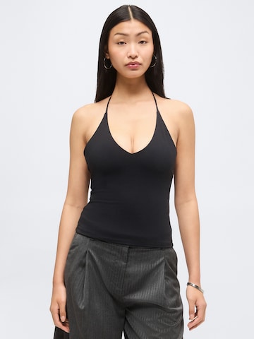 Abercrombie & Fitch Top - Čierna: predná strana