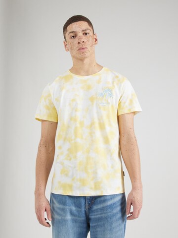 T-Shirt BLEND en jaune : devant