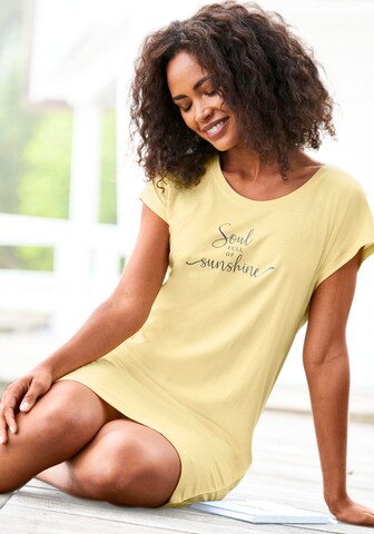 VIVANCE Bandeau Nightgown in Yellow: front