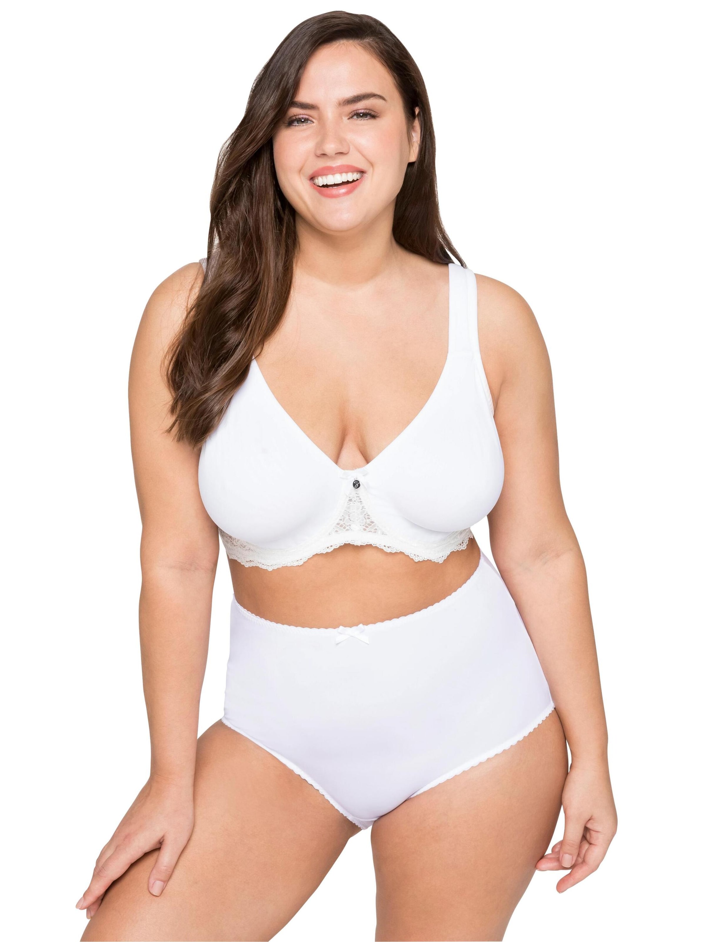 SHEEGO T-Shirt Rintaliivi värissä valkoinen