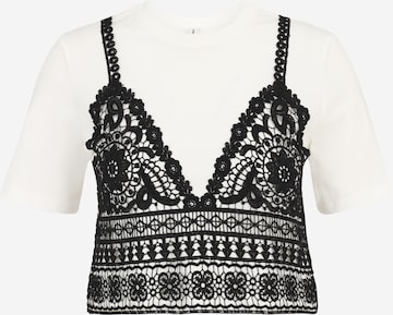 balta Only Tall Marškinėliai 'ONLBETSY': priekis