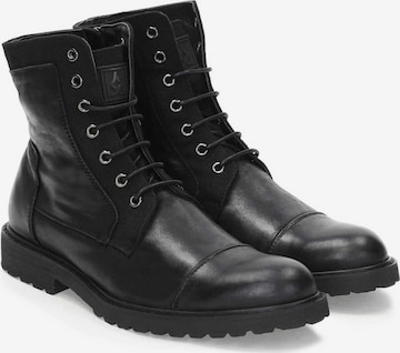 Kazar Lace-Up Boots in Black