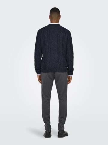 Pull-over 'FLETCHER' Only & Sons en bleu