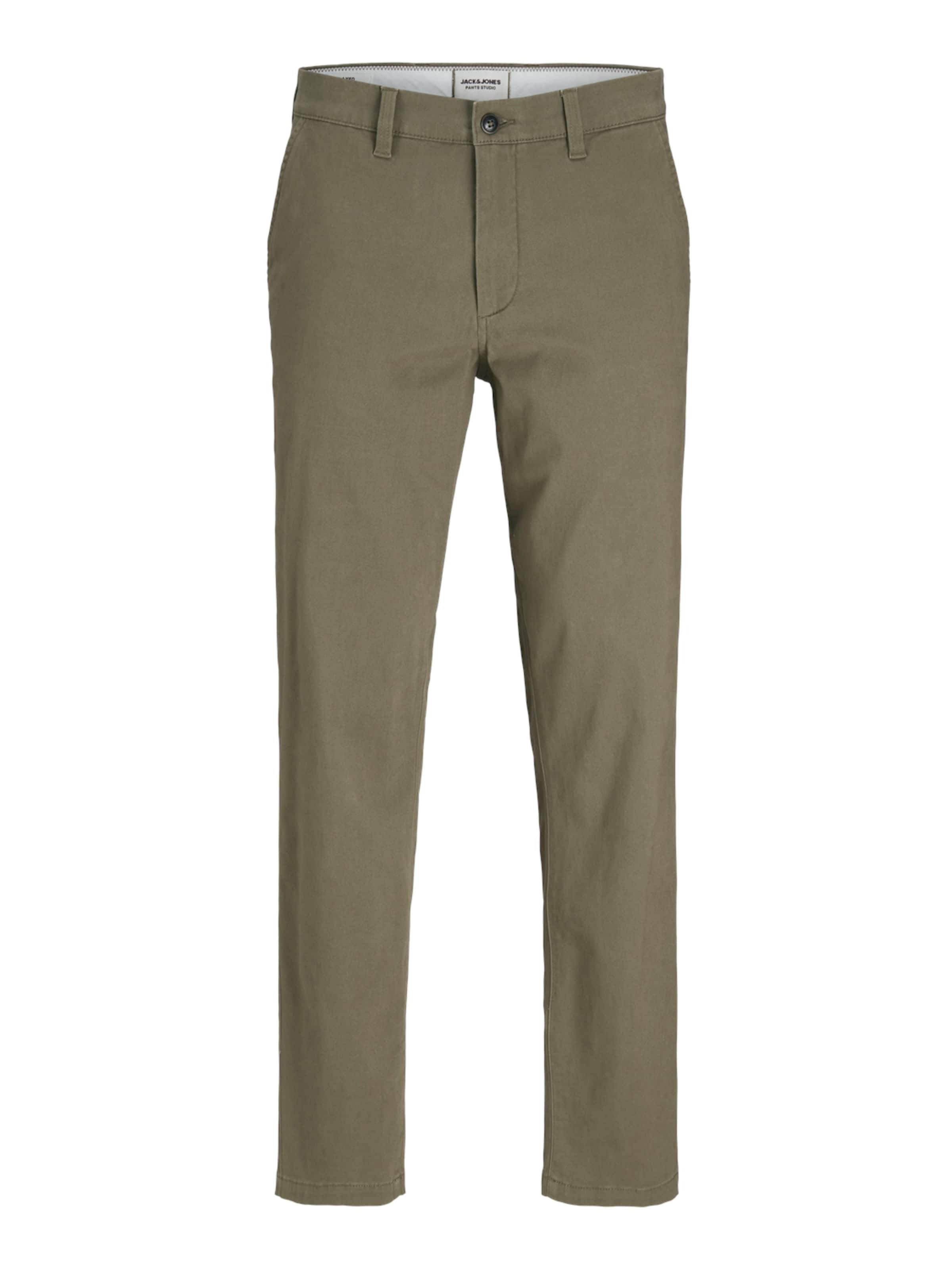 JACK & JONES Loose fit Chino Pants 'JPSTKane JJDave' in Green: front