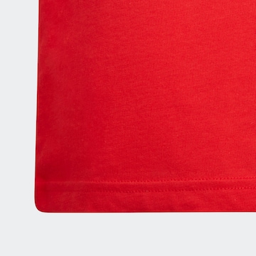ADIDAS ORIGINALS Paita 'Trefoil' värissä punainen