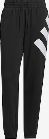 Loosefit Pantaloni sportivi 'Anthony Edwards Foundation' di ADIDAS PERFORMANCE in nero: frontale