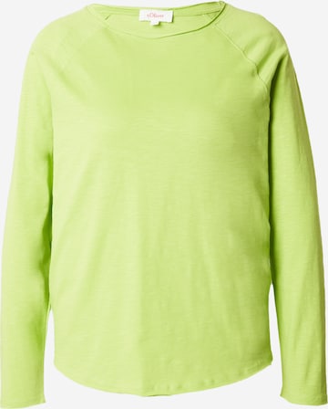 T-shirt s.Oliver en vert : devant