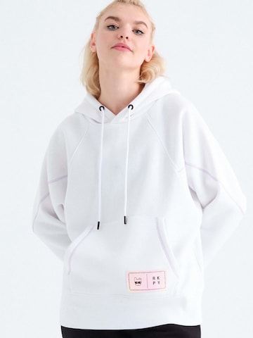 Rockupy Sweatshirt 'Hadassa' in White: front