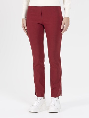 STEHMANN Regular Pants 'Ina' in Red: front