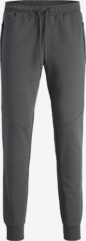 JACK & JONES Püksid, värv hall: eest vaates