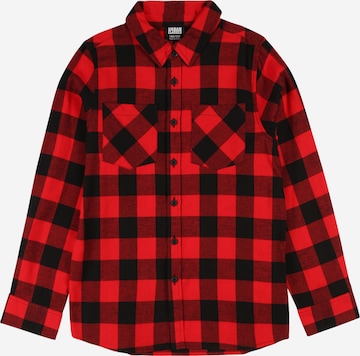 Regular fit Camicia di Urban Classics in rosso: frontale