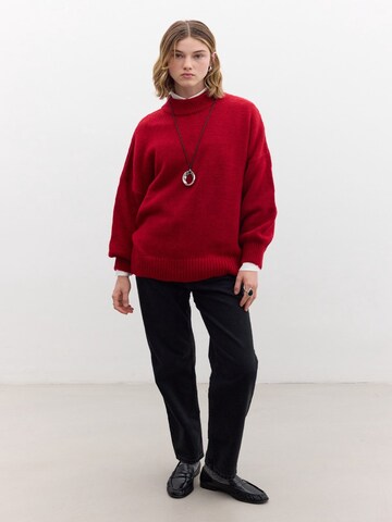 Pull-over MANUKA en rouge : devant