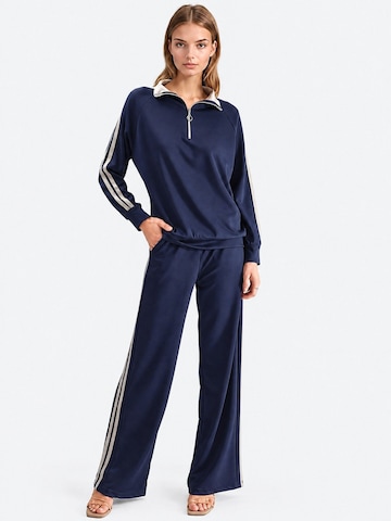 Lady Bersan Leisure suit 'Zweiteiliges Set' in Blue: front