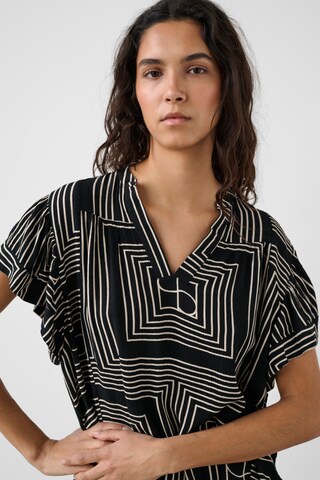 SOAKED IN LUXURY - Blusa em preto