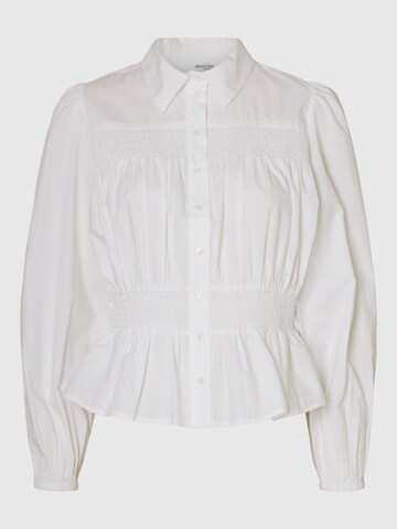 SELECTED Bluse in Weiß: Vorderseite