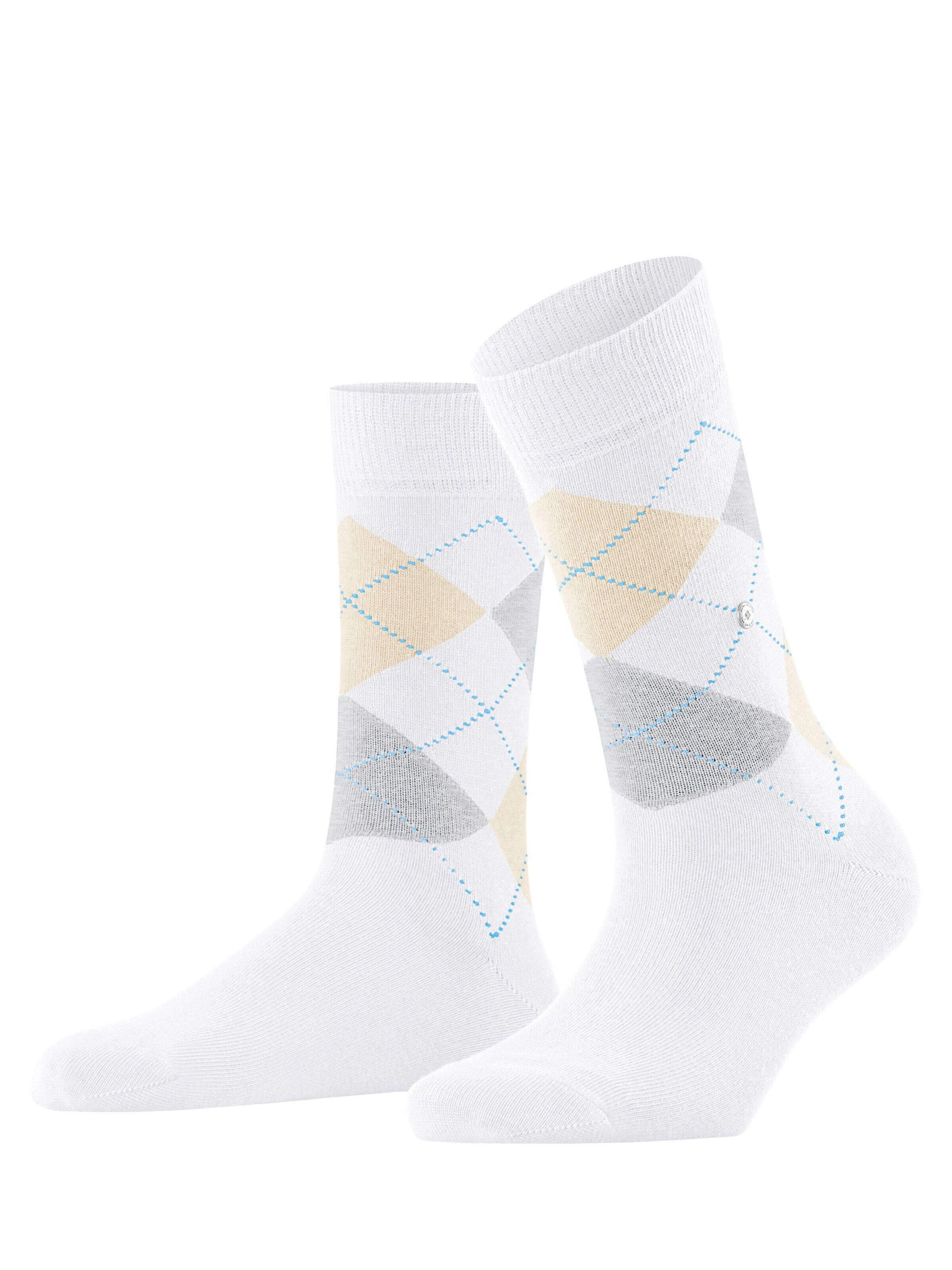 BURLINGTON Socks 'Queen' in White: front