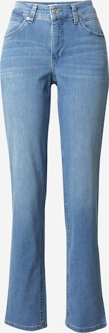 Regular Jeans 'MELANIE' de la MAC pe albastru: față