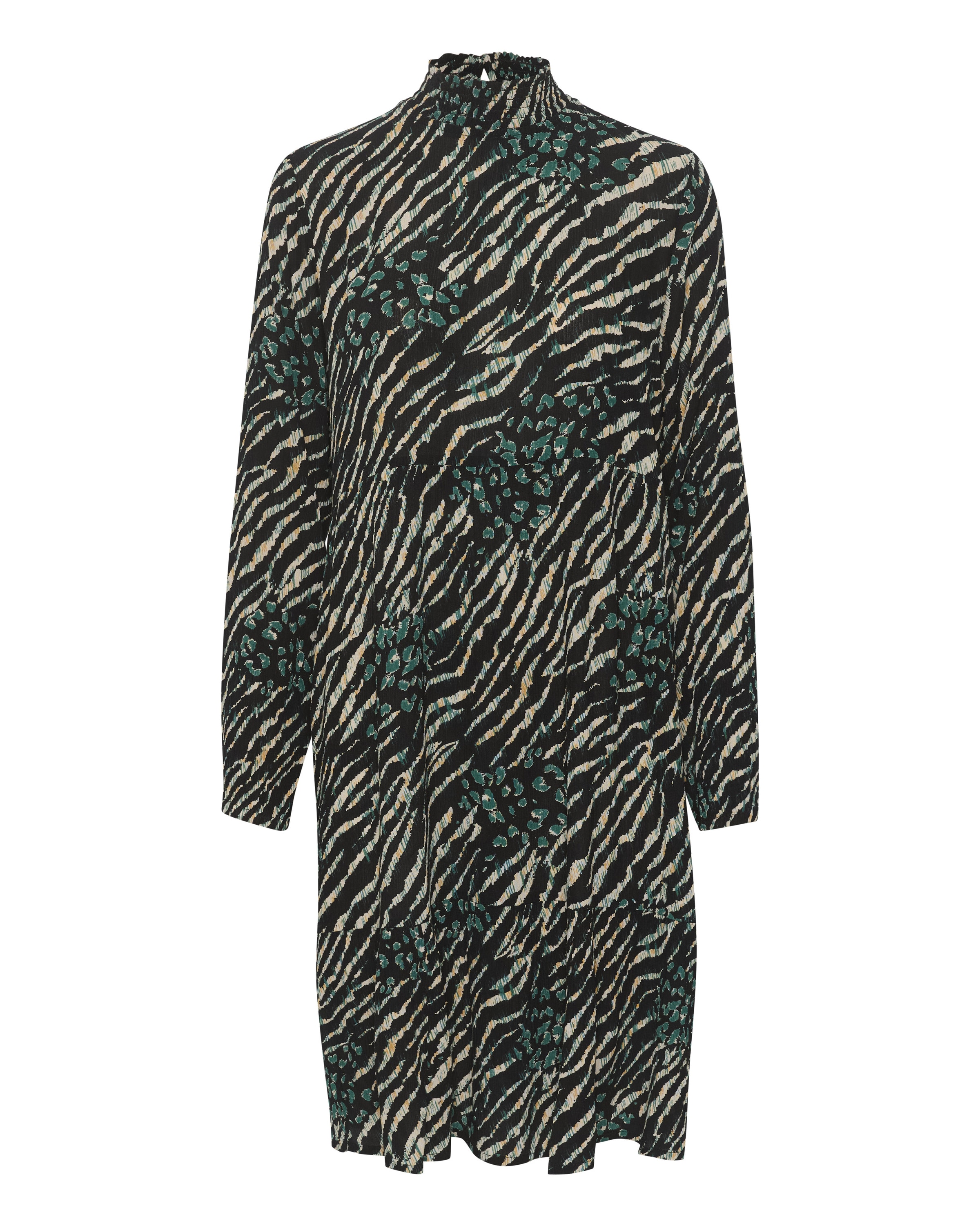 Kaffe Kleid 'Karina' in Schwarz: Vorderseite