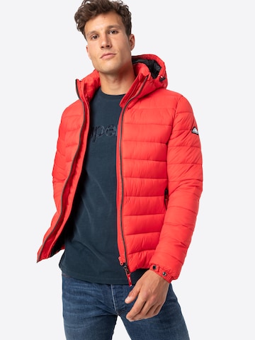 Superdry Between-Season Jacket 'Fuji' in Red: front