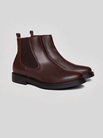 Solari Milano Chelsea boots i brun
