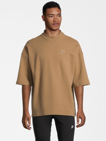 FILA T-Shirt 'COGOLIN' in Braun: Vorderseite