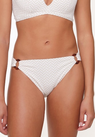 LingaDore Bikini Bottoms in White: front