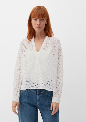 s.Oliver - Blusa en blanco: frente