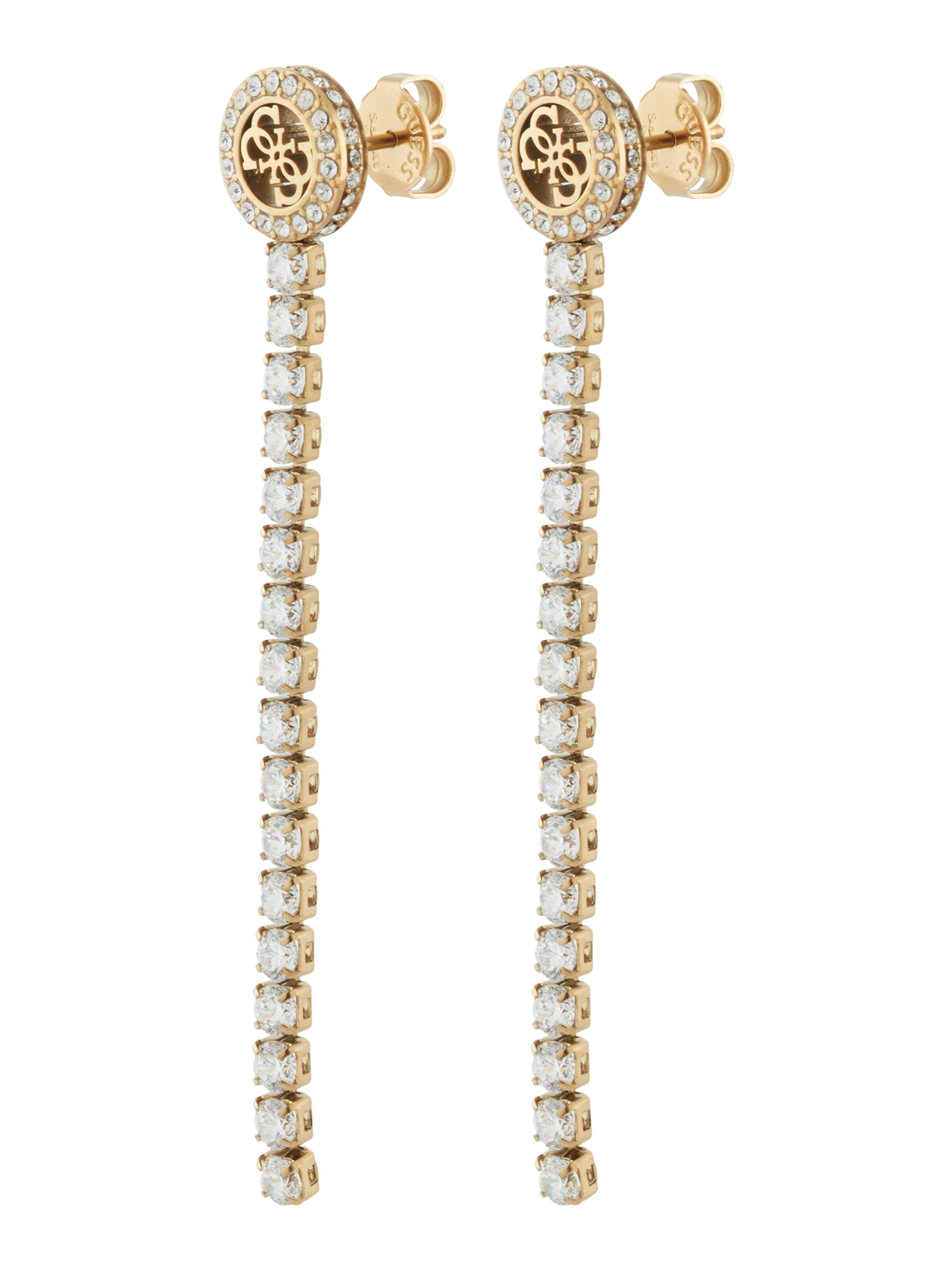 GUESS Ohrringe 'Paradise' in Gold: Vorderseite