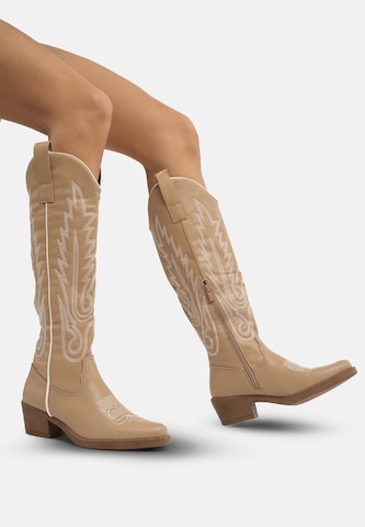 Stivale da cowboy di Salinyang in verde