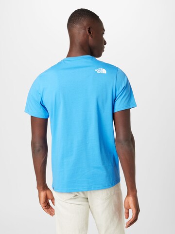 THE NORTH FACE Regular fit T-shirt i blå