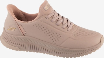 SKECHERS Sneakers laag 'Skechers Slip-Ins: Bobs Squad 4 - Key Look' in Roze: voorkant