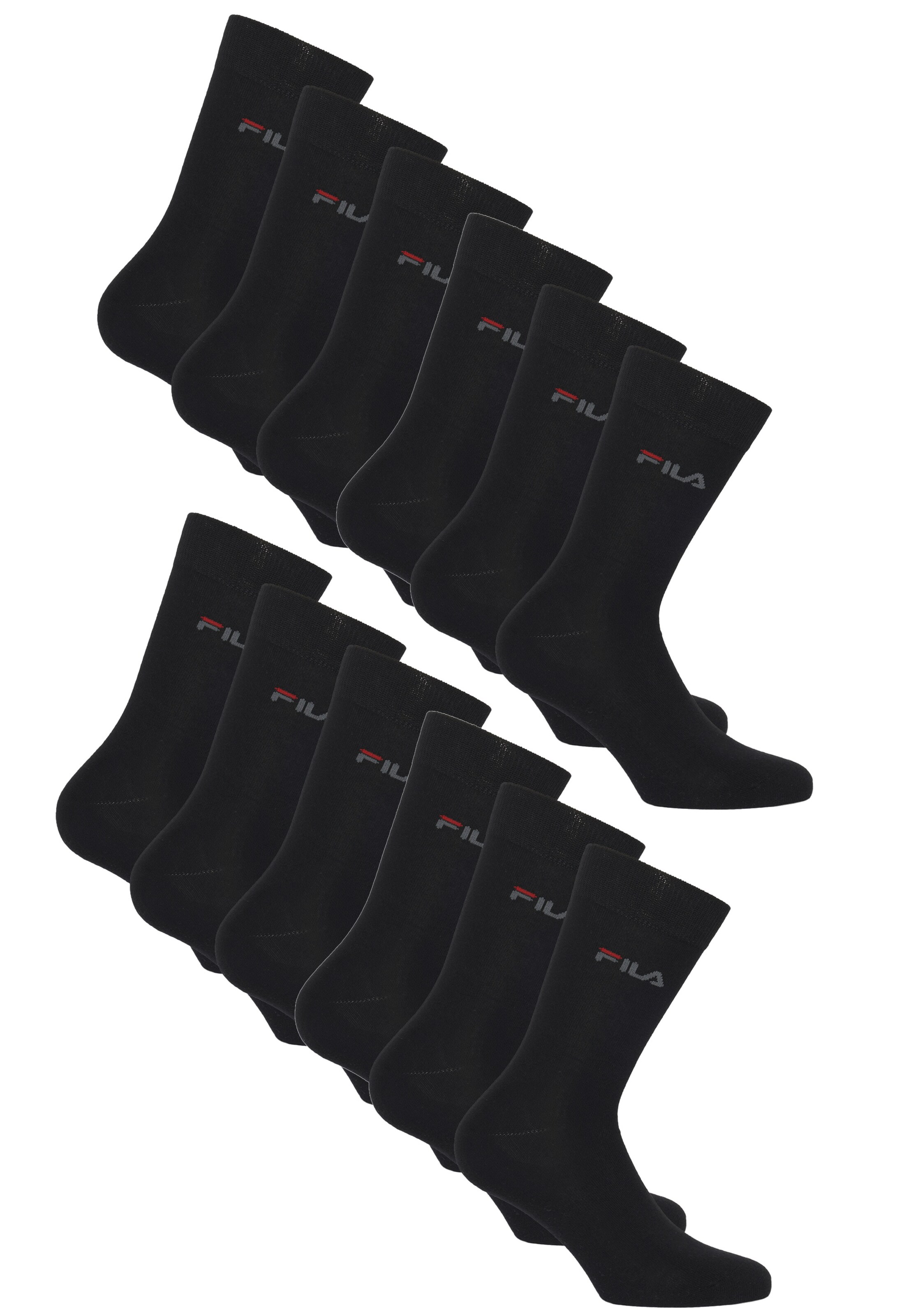FILA Socken in Schwarz: Vorderseite