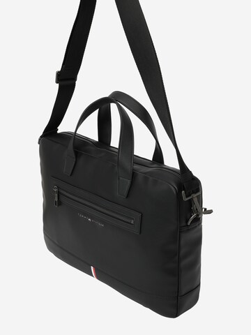 TOMMY HILFIGER Laptoptasche in Schwarz: predná strana