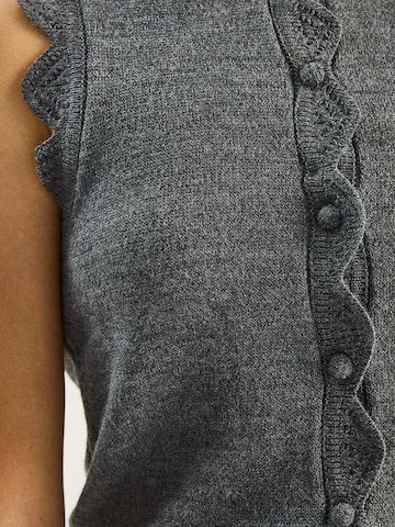 Bianco Lucci Gebreide bodywarmer in Grijs